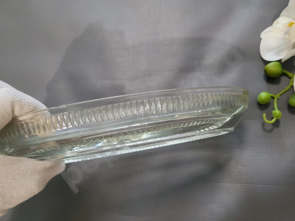 Селедочница / шпротница стекло СССР