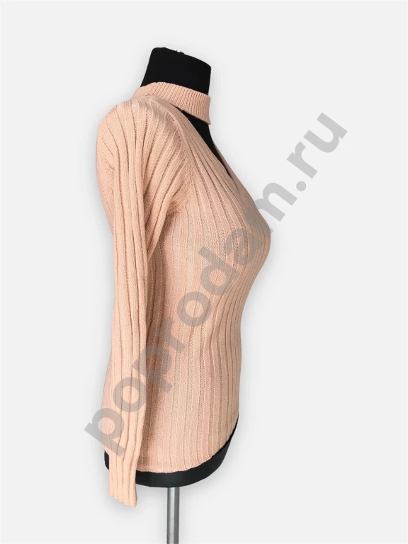 Стильная женская кофта с V-образным вырезом