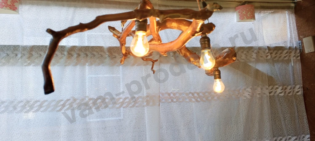 Светильники,люстры из дерева