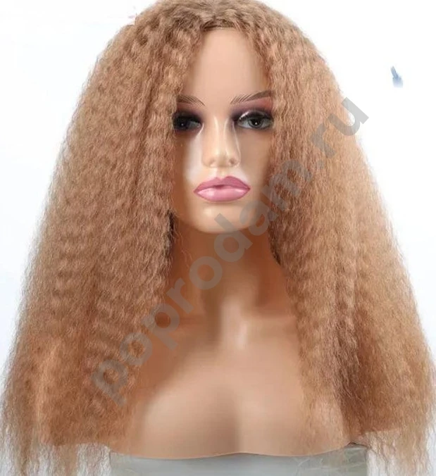 Парик афро блонд новый