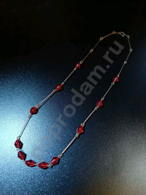 Колье. Винтаж 40-ые. Стекло.