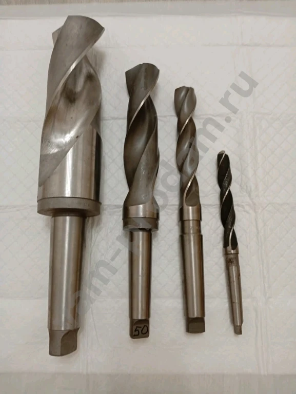 Сверла по металлу с коническим хвостовиком