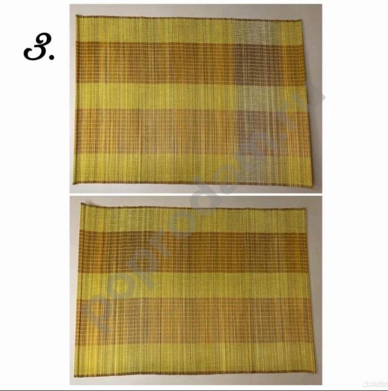 Бамбуковые салфетки желтые 6 шт 30х40