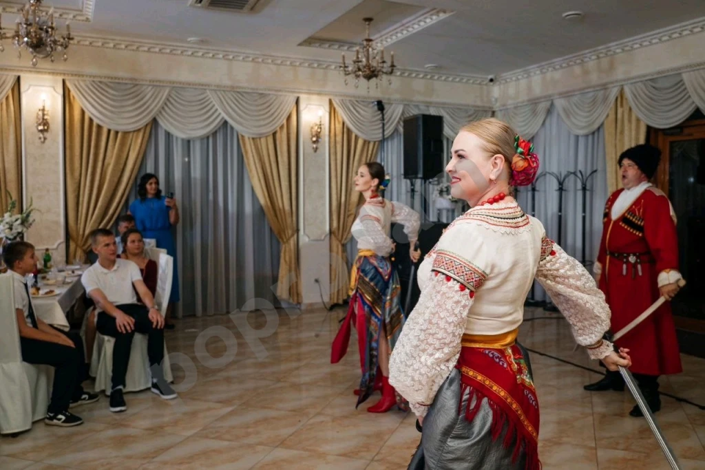 Народный ансамбль, Казачий хор, казаки, артисты на мероприятие