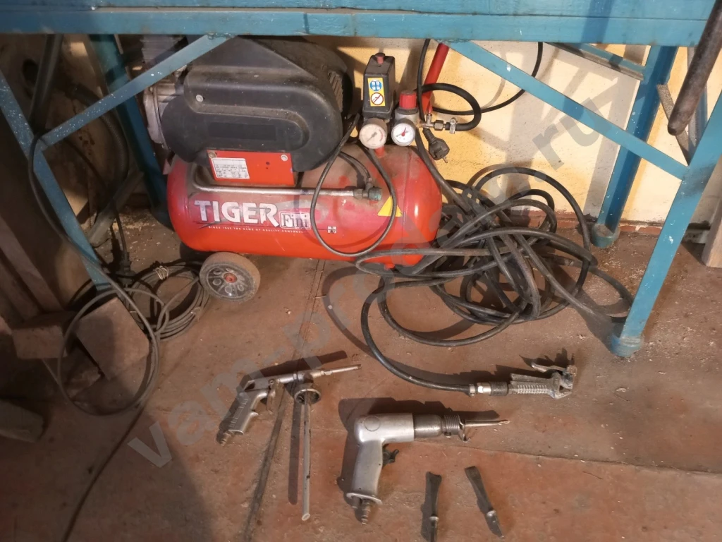 Воздушный компрессор масляный.TIGER Fini MK