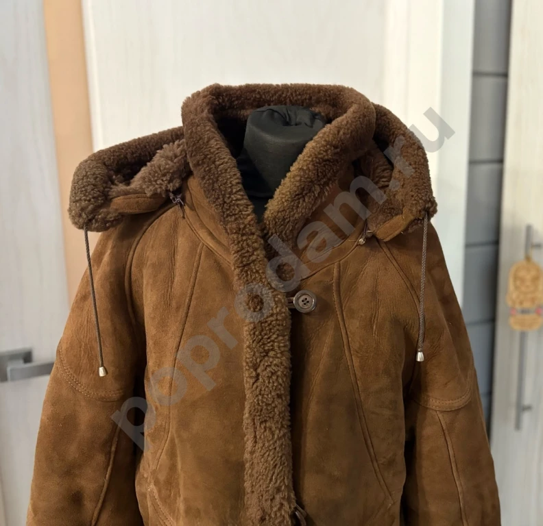 Дубленка женская длинная