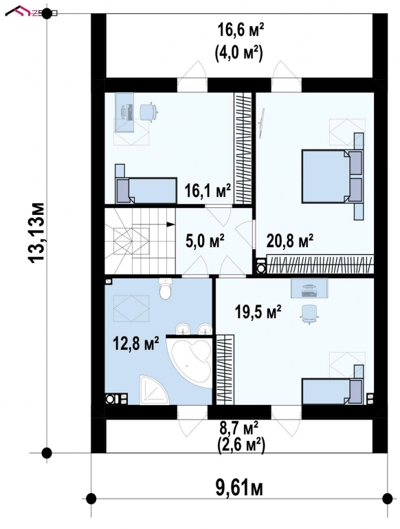 Дом 170 м² на участке 6 сот., Поселений (ИЖС)