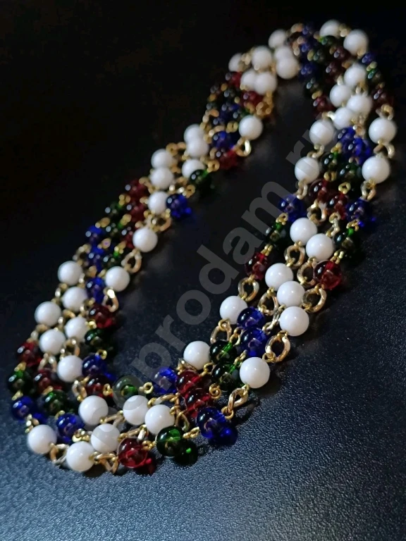 Длинные Бусы Цепочка.1метр 82см. Italia Independent. Стекло.