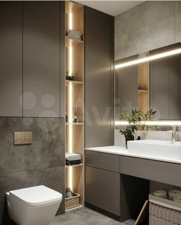 2-к квартира, 57.7 кв.м, 7/9 эт.