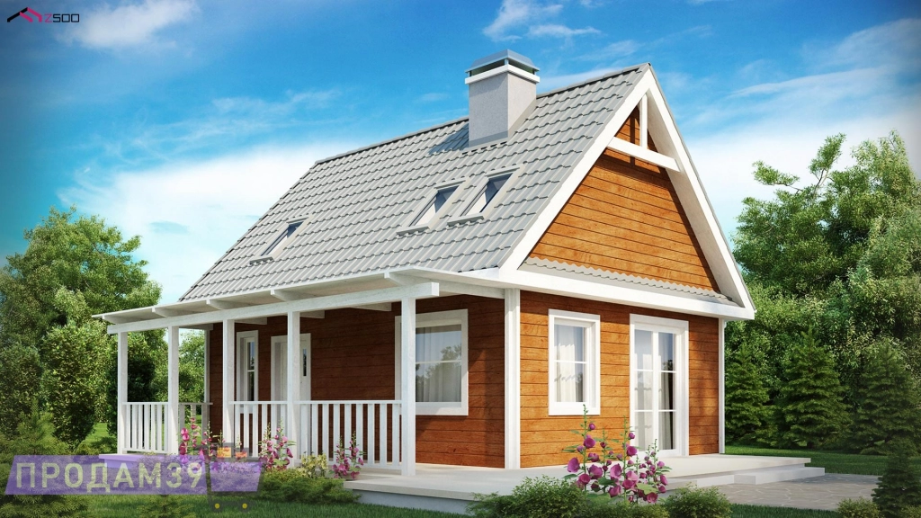 Дом 72 м² на участке 6 сот., Поселений (ИЖС)