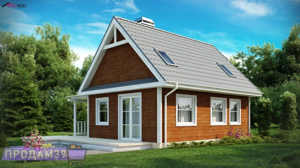 Дом 72 м² на участке 6 сот., Поселений (ИЖС)