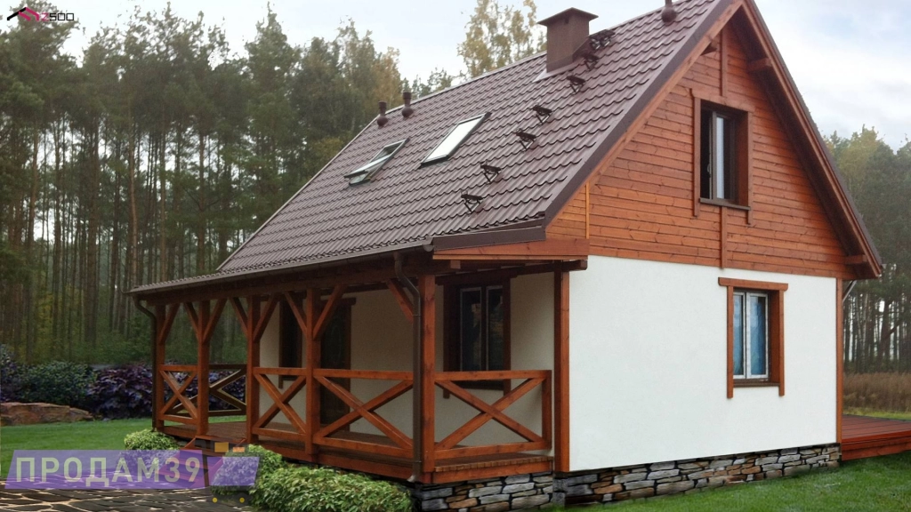 Дом 72 м² на участке 6 сот., Поселений (ИЖС)