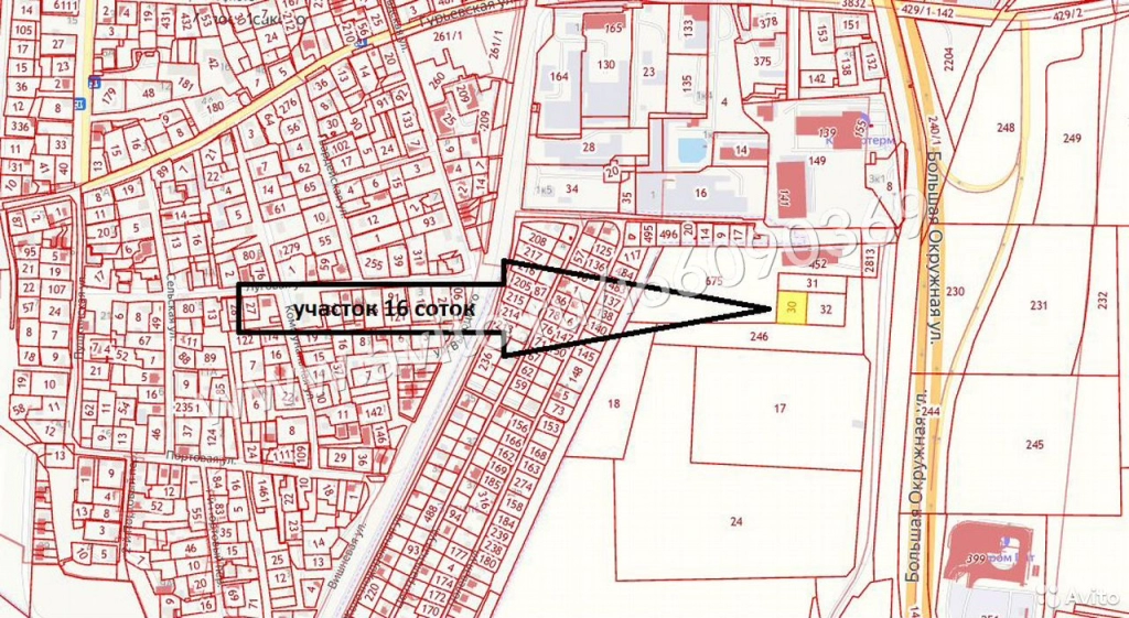 Участок 16 сот. (СНТ, ДНП)