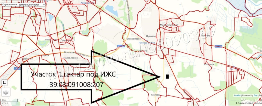 Участок 1.02 га (ИЖС)