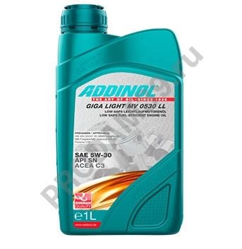 Моторное масло 5W-30, ADDINOL Giga Light MV 0530 LL, 1л