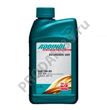 Моторное масло 0W-20, ADDINOL Economic 020, 1л