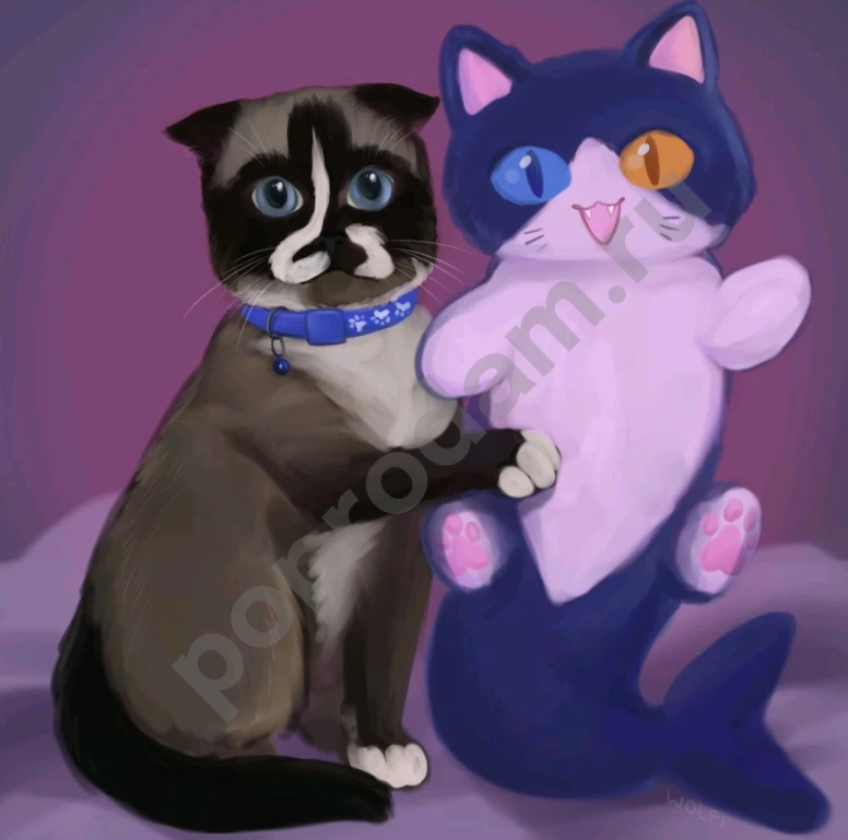 Нарисую вашего питомца по фотографии~