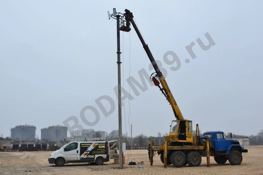 Монтаж наружного освещения