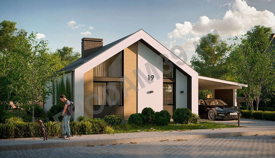 Коттедж, 57.31 м², Поселений (ИЖС), 6 сот