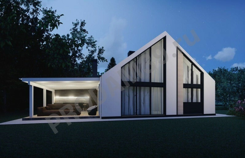 Коттедж, 121.5 м², Поселений (ИЖС), 6 сот