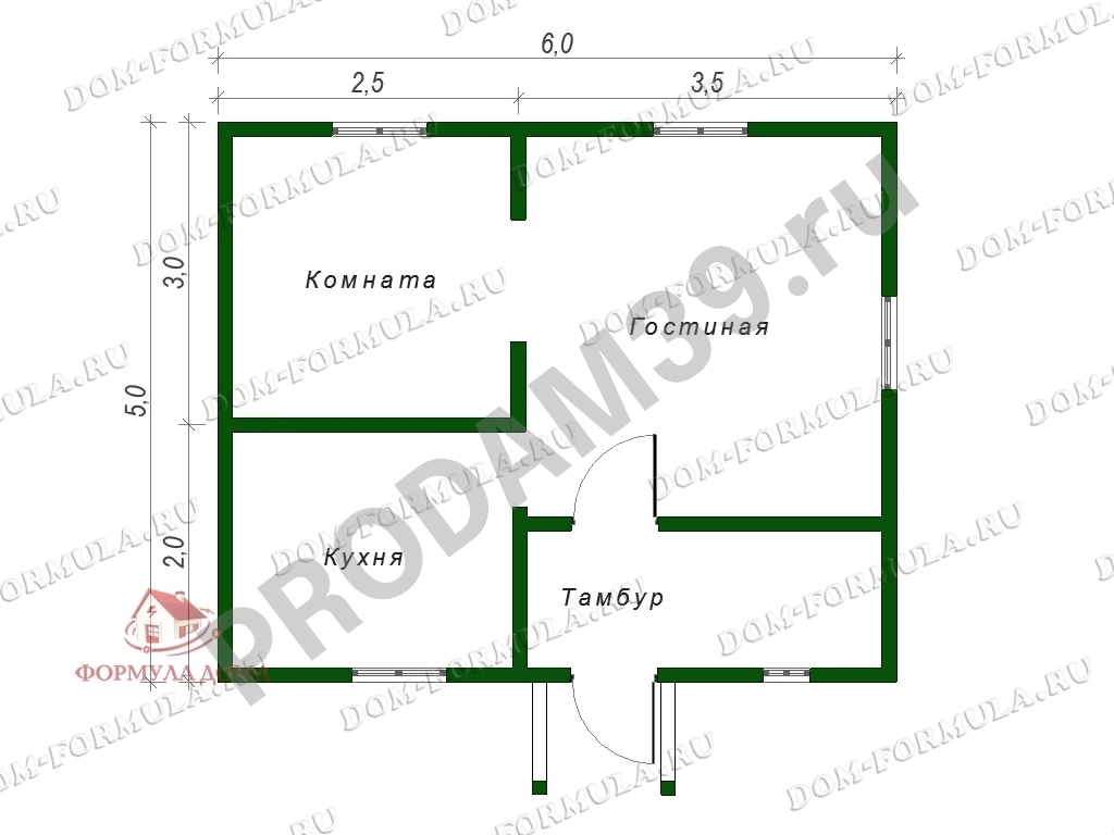 Дом, 30 м², Поселений (ИЖС), 6 сот