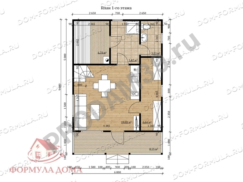 Дом, 94.5 м², Поселений (ИЖС), 6 сот