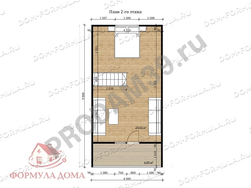 Дом, 94.5 м², Поселений (ИЖС), 6 сот