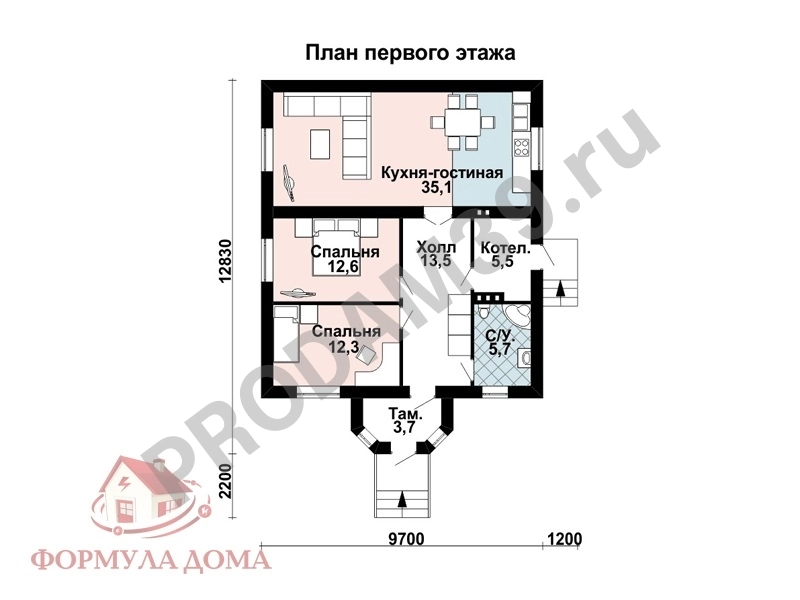 Дом, 90 м², Поселений (ИЖС), 6 сот