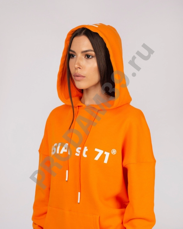 Худи Base over unisex оранжевый