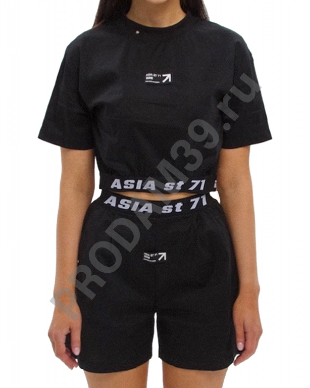 Топ хлопок поплин черный