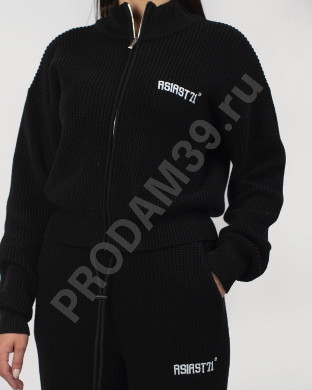 Костюм женский knitted черный