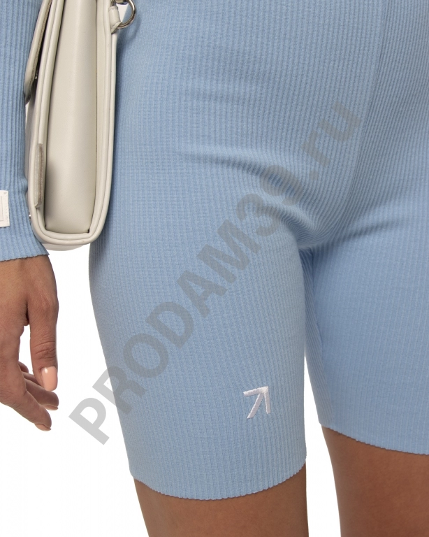 Костюм Baby Blue с топом на молнии голубой