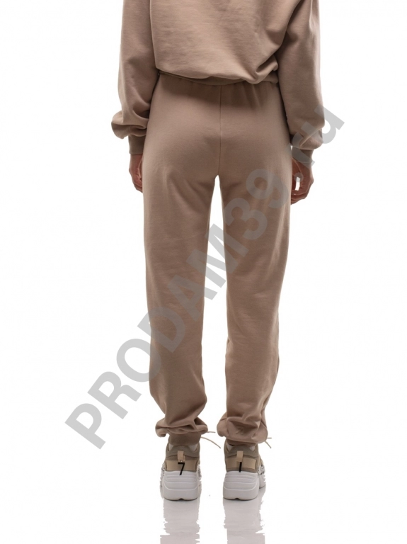 Джогеры трикотажные Бежевый