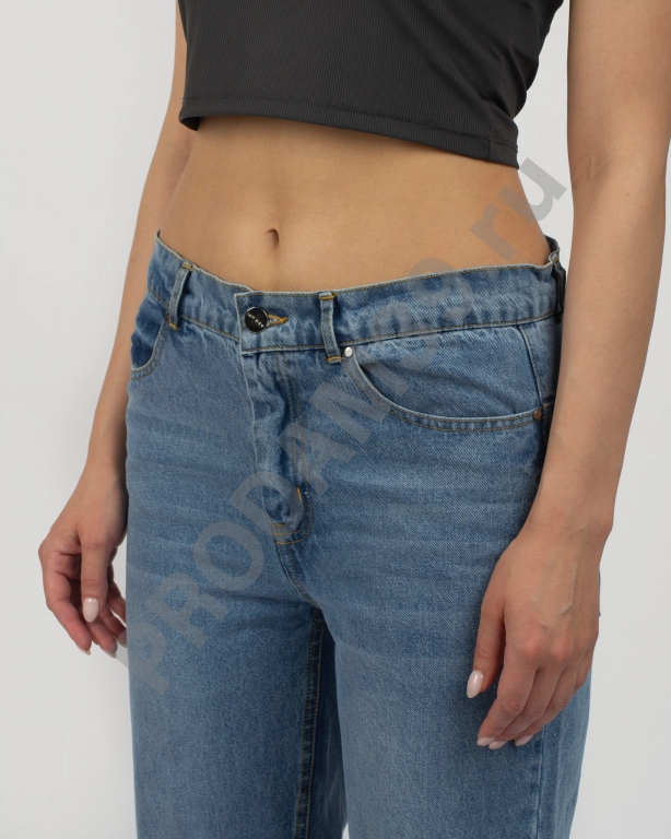 Джинсы Godbless с молниями classic blue