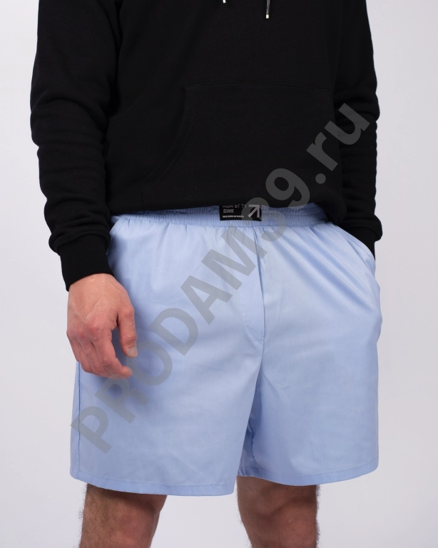 Шорты Summer поплин голубой M