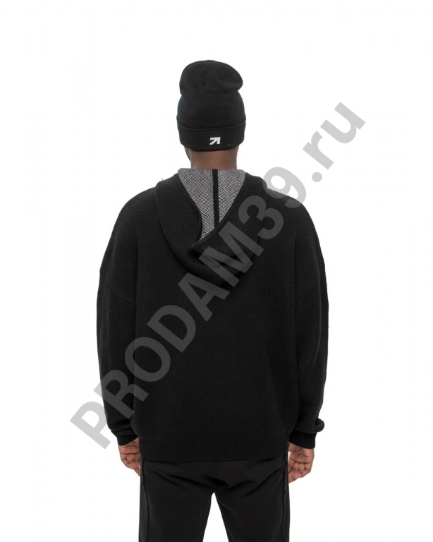 Худи knitted Godbless черный