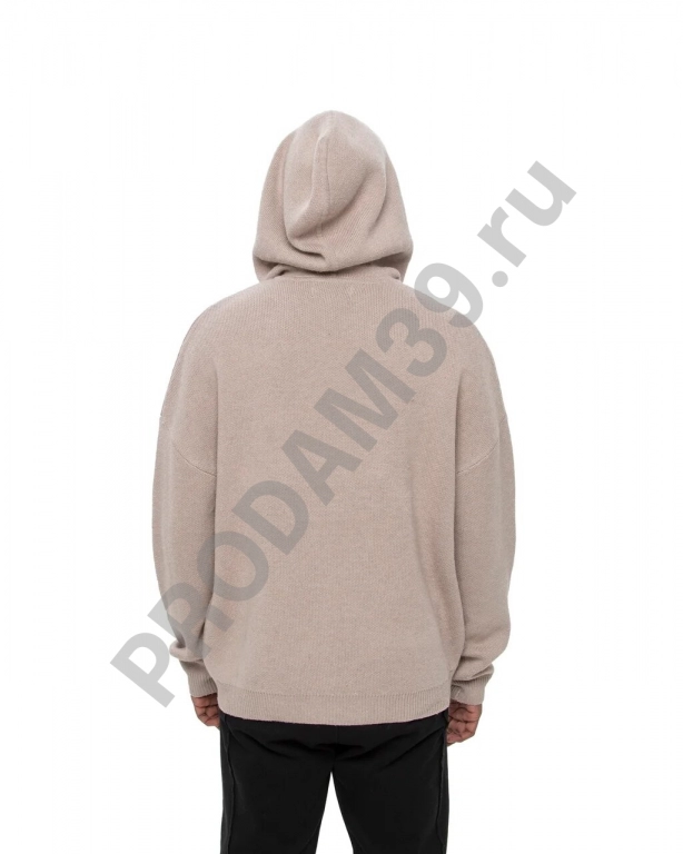 Худи knitted Godbless бежевый