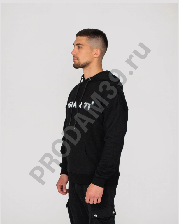 Худи Base over unisex черный