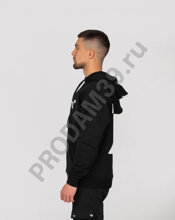 Худи Base over unisex черный