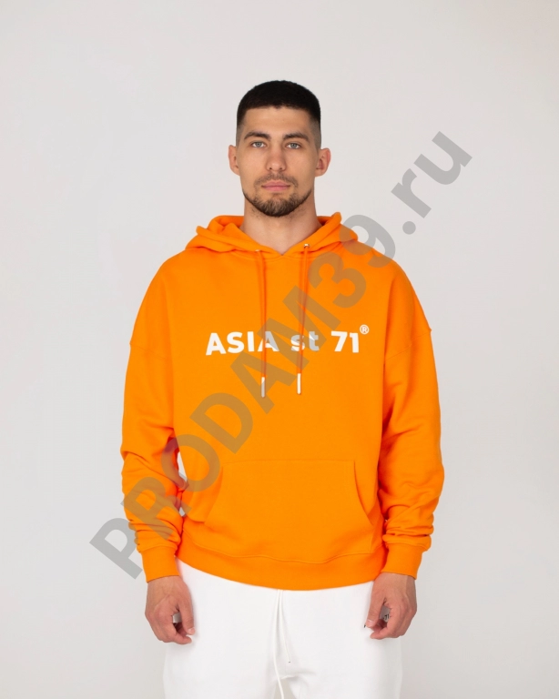 Худи Base over unisex оранжевый