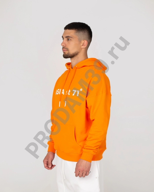 Худи Base over unisex оранжевый