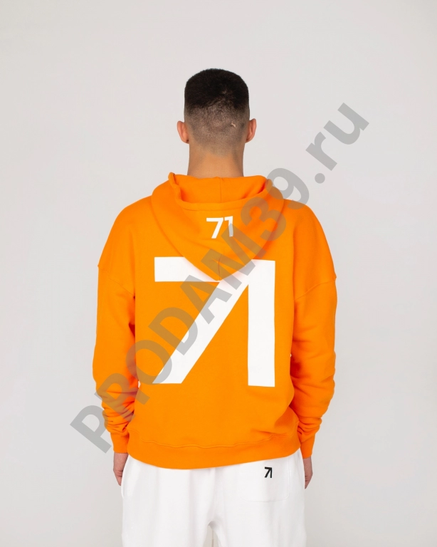 Худи Base over unisex оранжевый