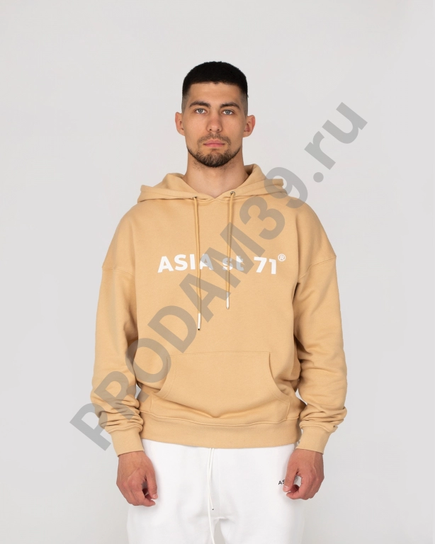 Худи Base over unisex бежевый