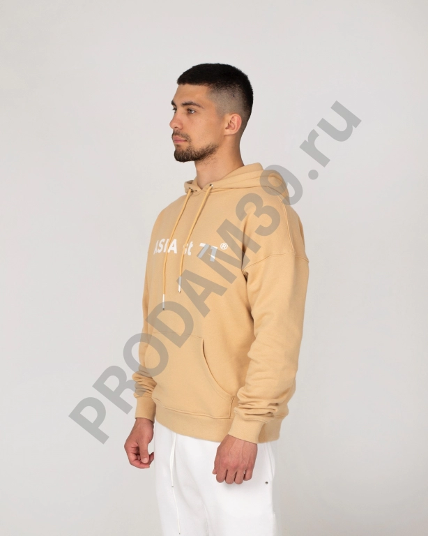 Худи Base over unisex бежевый