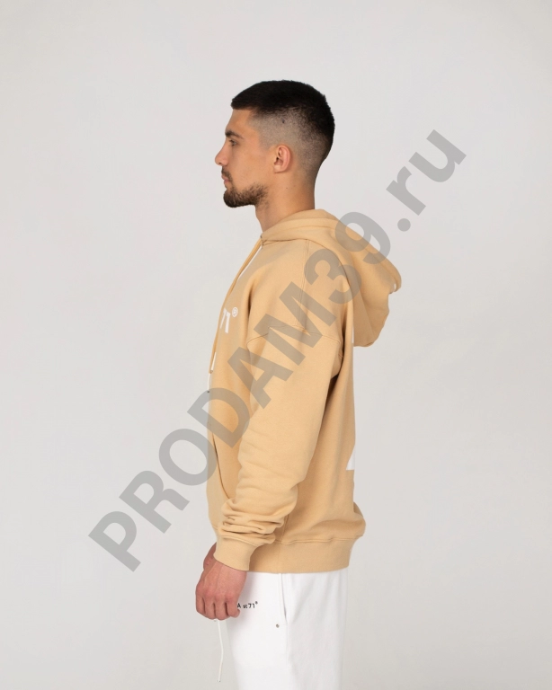 Худи Base over unisex бежевый