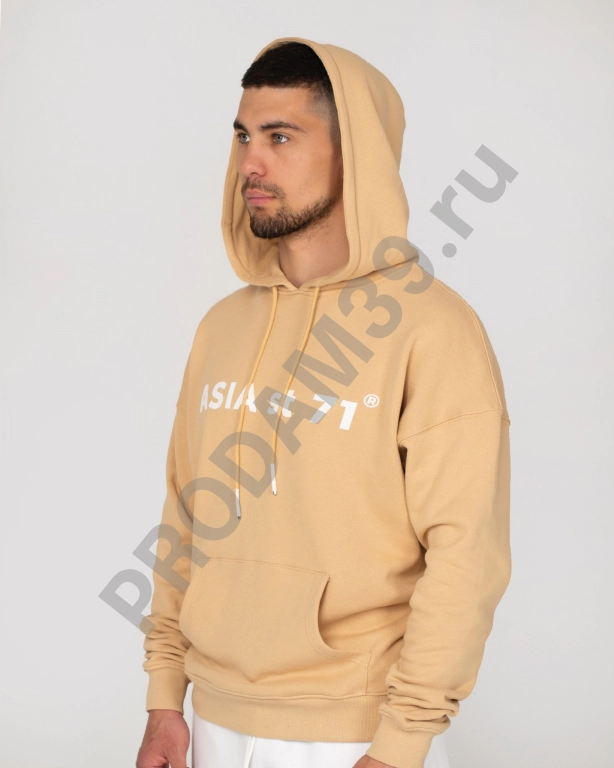 Худи Base over unisex бежевый