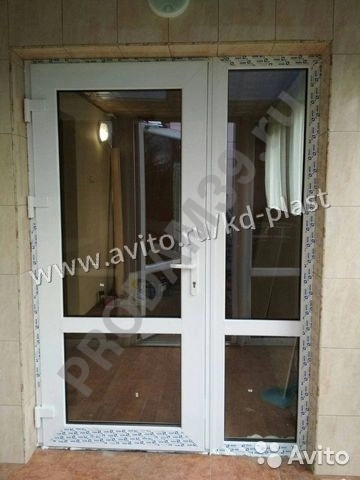 Дверь входная пвх усиленная (Польша) 1500*2120