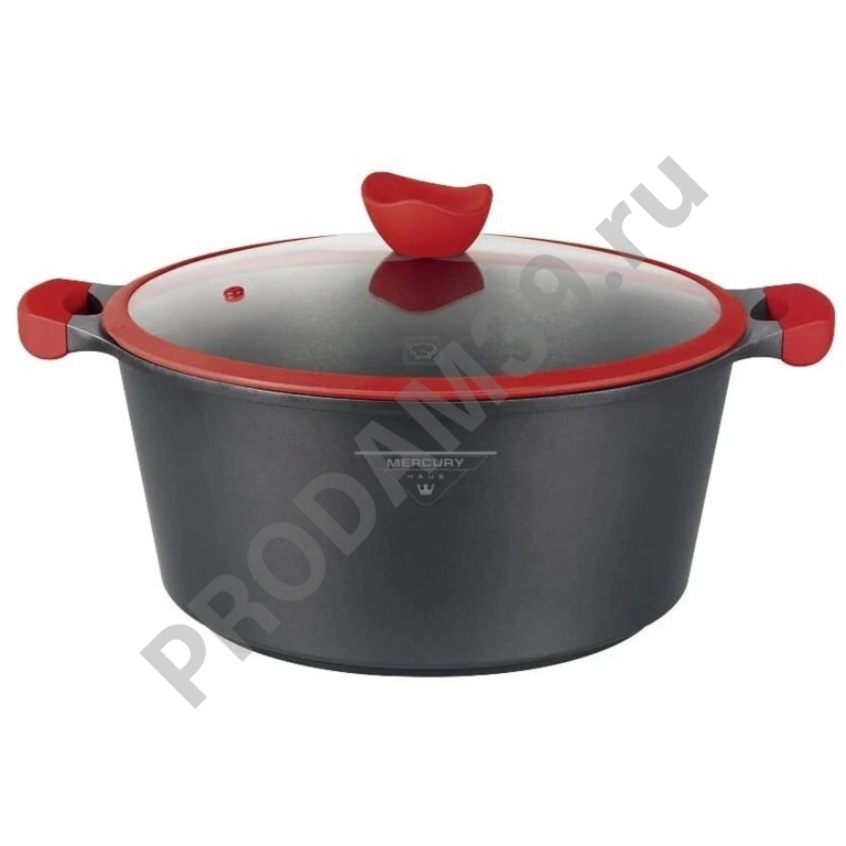 Набор посуды MercuryHaus MC-6366 (2) с покрытием под мрамор 10 предметов 6,8/2,7/1,6 л