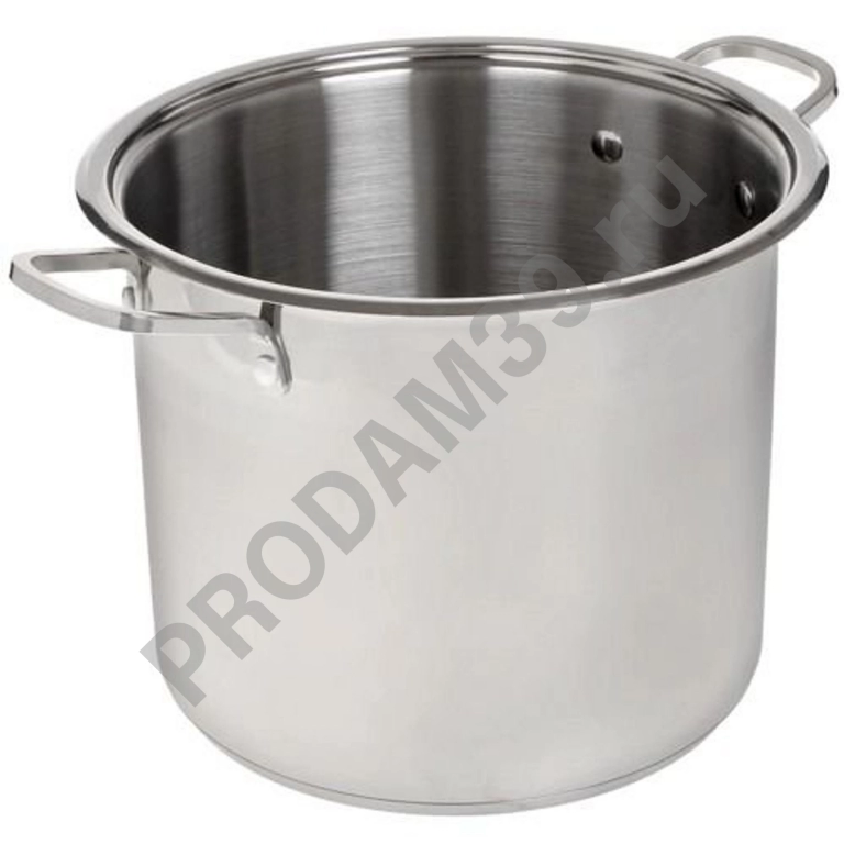 Кастрюля Webber ВЕ-128-10L обьем 10.0л нерж стекл кр 24*21см