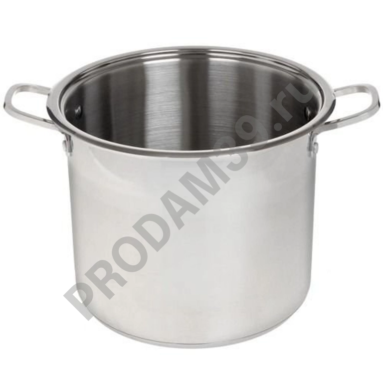 Кастрюля Webber ВЕ-128-10L обьем 10.0л нерж стекл кр 24*21см